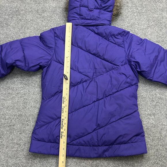 Columbia Women's Lay D Down II Jacket Purple Omni Heat Women XS Faux Fur Hood - Picture 7 of 10